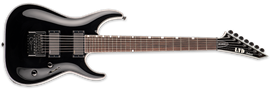 LTD MH-1007 Evertune Black 7-String Electric Guitar 2021